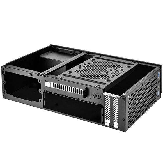 Caja Pc Silverstone Sst-Ml06b-E Silent Milo Slim Htpc Mini-Itx, Negro