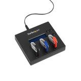 EAN 0065030849944 - StarTech.com USBDUP12 duplicador de datos y soporte Duplicador de pendrives Azul 2 copias imagen 5
