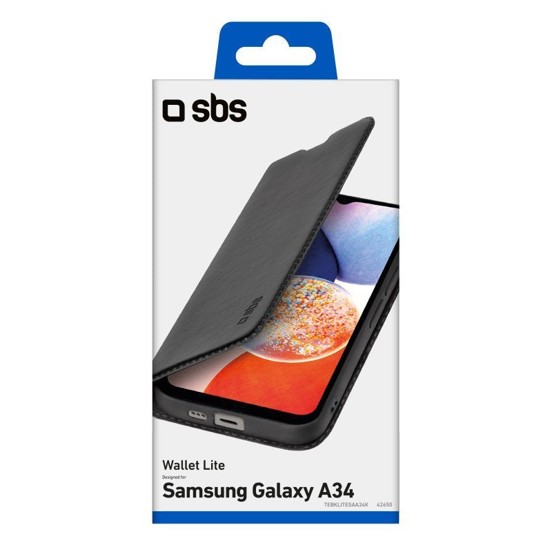 Sbs Tebklitesaa34k Funda Para Galaxy A34  (6.6") Folio Negro