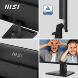Monitor Led 23.8  Msi Pro Mp251 Negro 1ms/100hz/Ips Fhd/Hdm