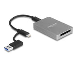 Delock 91008 Lector De Tarjetas Usb Type-C En Carcasa De Aluminio Para Tarjetas De Memoria Cfexpress O Xqd