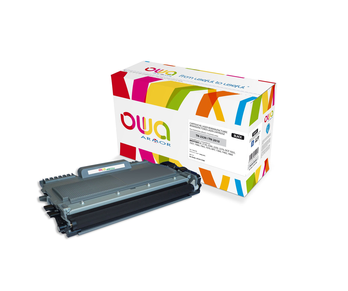 Armor Tóner Brother Compatible Tn-2220 Negro