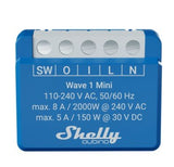 Shelly Qubino Wave 1 Mini Interruptor Inteligente Azul