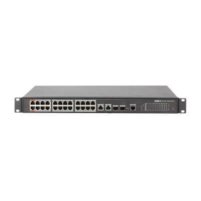 Switch Dahua Pfs4226-24et-360 (24x 10/100mbps, 2x 10/100/1000mbps)