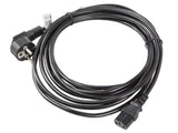 Lanberg Cable De Alimentacion Ca-C13c-11cc-0100-Bk Conectores Schuko / Iec320 C13 10 Metros