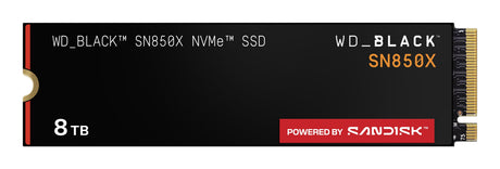 EAN 0718037903118 - SanDisk Black WD_BLACK SN850X NVMe 8 TB M.2 PCI Express 4.0 imagen 1