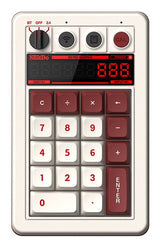 EAN 6922621505679 - 8Bitdo Retro 18 Mechanical Numpad – Fami Edition teclado numérico PC Bluetooth/USB/RF Wireless Burdeos, B imagen 1