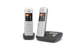 Teléfono Gigaset Ce575 A Duo  Dect Negro, Plata