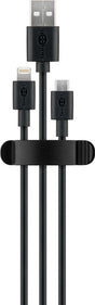 EAN 4040849706851 - Goobay 70685 organizador de cables Escritorio/pared Clip para cable Negro 3 pieza(s) imagen 1