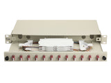 Equip Lwl-Spleisskamen 12-Port Lc-Duplex Om4 1u Komplett Gr