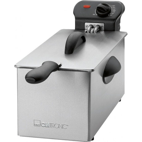 EAN 4006160636840 - Clatronic 263684 freidora Sencillo Independiente 2000 W Negro, Acero inoxidable imagen 3