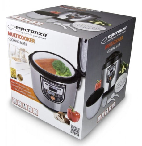 EAN 5901299954027 - Esperanza EKG011 olla multi-cocción 5 L 860 W Negro, Acero inoxidable imagen 10
