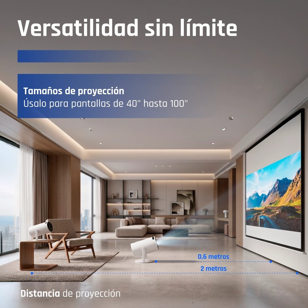 EAN 8435364318973 - iggual IGG318973 videoproyector 170 lúmenes ANSI 720p (1280x720) Blanco imagen 6