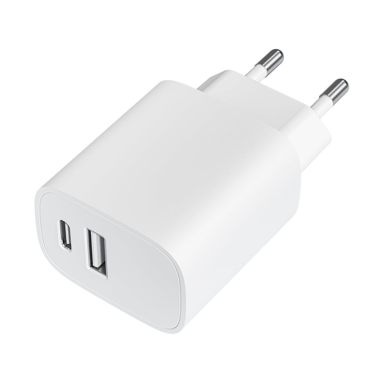 Cargador De Pared Leotec Lecsph20w2w 1xusb Tipo-C 1xusb 20w
