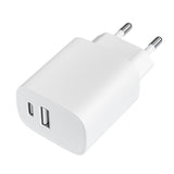 Cargador De Pared Leotec Lecsph20w2w 1xusb Tipo-C 1xusb 20w