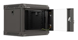 Armario Instalación Rack Colgante 10 Pulgadas 4u 300x300 Negro