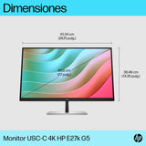 EAN 0196786294556 - HP E-Series E27k G5 4K USB-C Monitor pantalla para PC 68,6 cm (27") 3840 x 2160 Pixeles 4K Ultra HD LCD N imagen 6