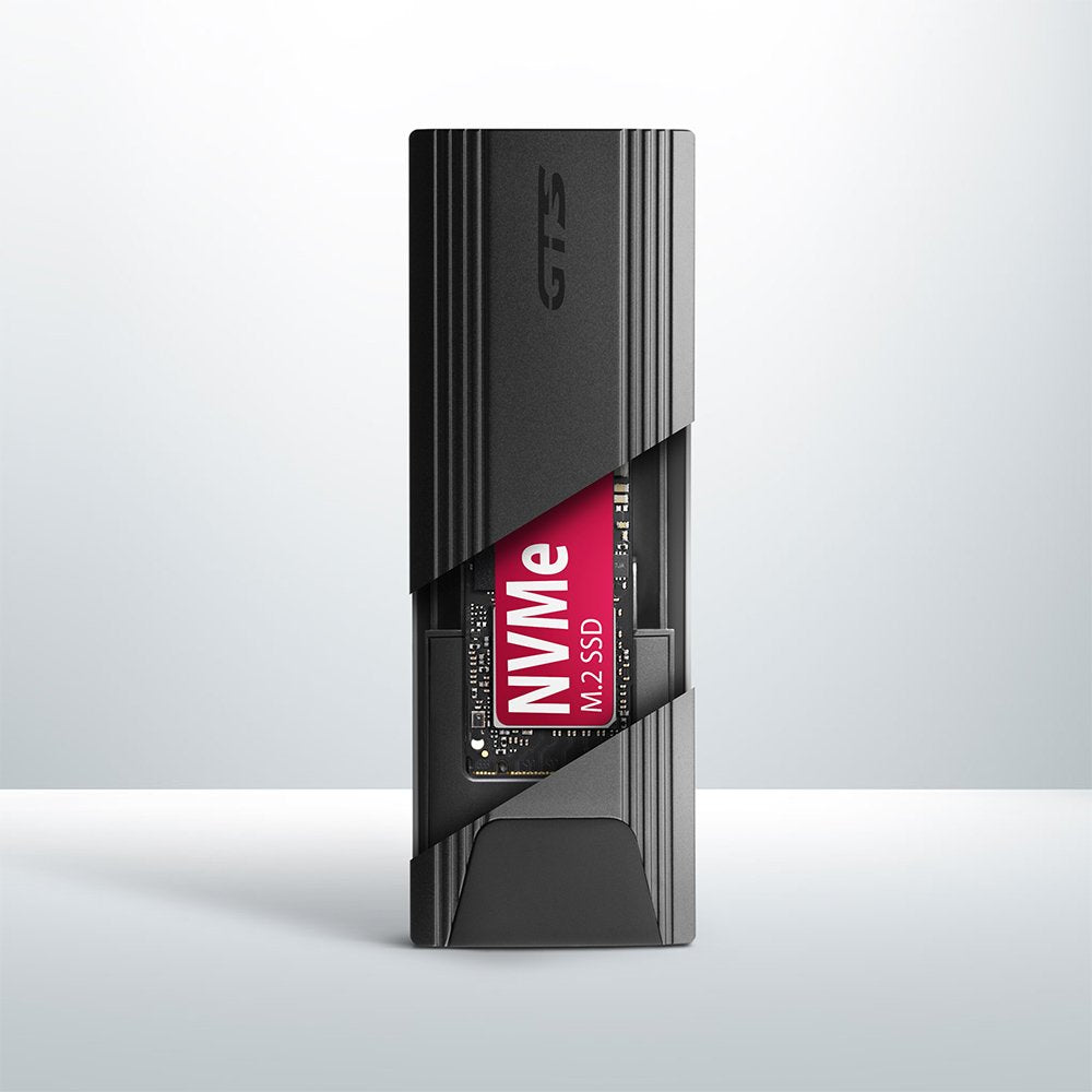 Axagon Eem2-Gtsa Caja Para Disco Duro Externo Caja Externa Para Unidad De Estado Sólido (Ssd) Gris M.2