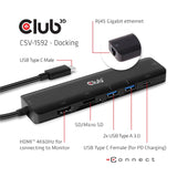 Club3d Usb-7-In1-Hub Usb-C > Hdmi/2xusb/Usb-C/Rj45/Sd/Msd Retail