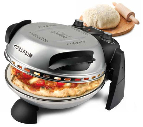 EAN 8056095874868 - G3 Ferrari Delizia fabricante de pizza y hornos 1 Pizza(s) 1200 W Negro, Plata imagen 2