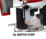 Fresadora Einhell Te-Ro 1255 E (Rojo/Negro, 1200 Vatios) 4350490