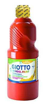 Giotto Témpera Escolar Lavable Rojo Escarlata Botella 500 Ml