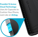 Speck Presidio2 Grip Funda Para Galaxy S22 Plus  16,8 Cm (6.6") Negro, Blanco