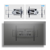 Startech.Com Robuste Vollbewegliche Tv-Soporte De Pared Fur Flachbildschirme Bis 100 Zoll Und 85 Kg Flaches Design Taa