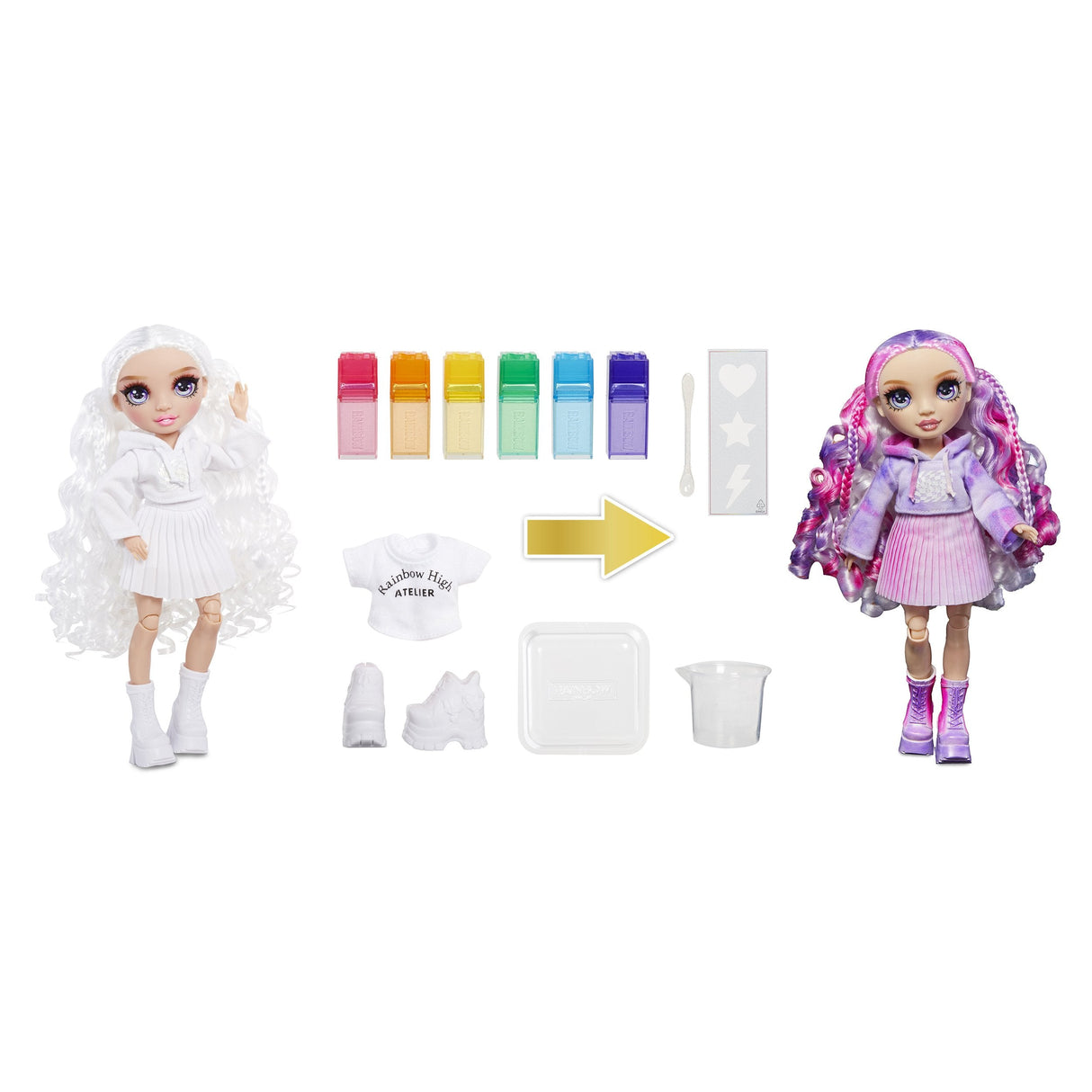 Muñeca Purple Eyes Rainbow High 26cm