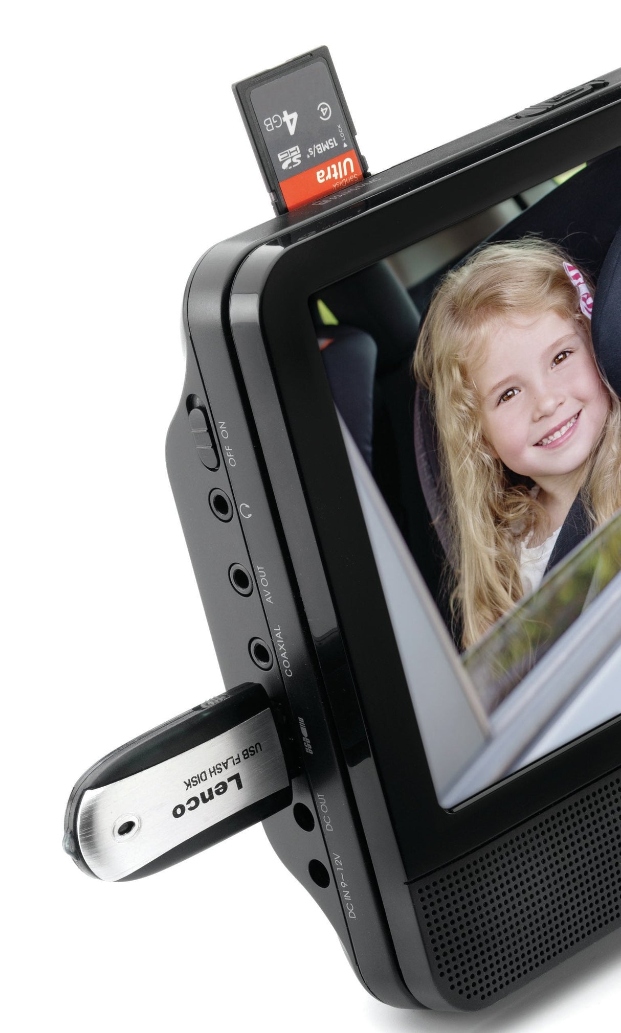 Lenco Dvp-939 Reproductor De Dvd/Bluray Portátiles Mesa Negro 22,9 Cm (9") 800 X 480 Pixeles