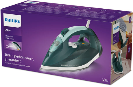 EAN 8720389015687 - Philips 7000 series DST7031/70 plancha Plancha a vapor Suela SteamGlide Plus 2800 W Verde, Color menta imagen 3
