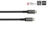 EAN 4014619881451 - Alcasa 2240-CCT030A cable USB USB 2.0 3 m USB C Grafito imagen 3