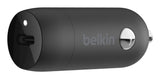 Cargador De Coche Belkin Usb-C 20 W, Negro Cca003btbk