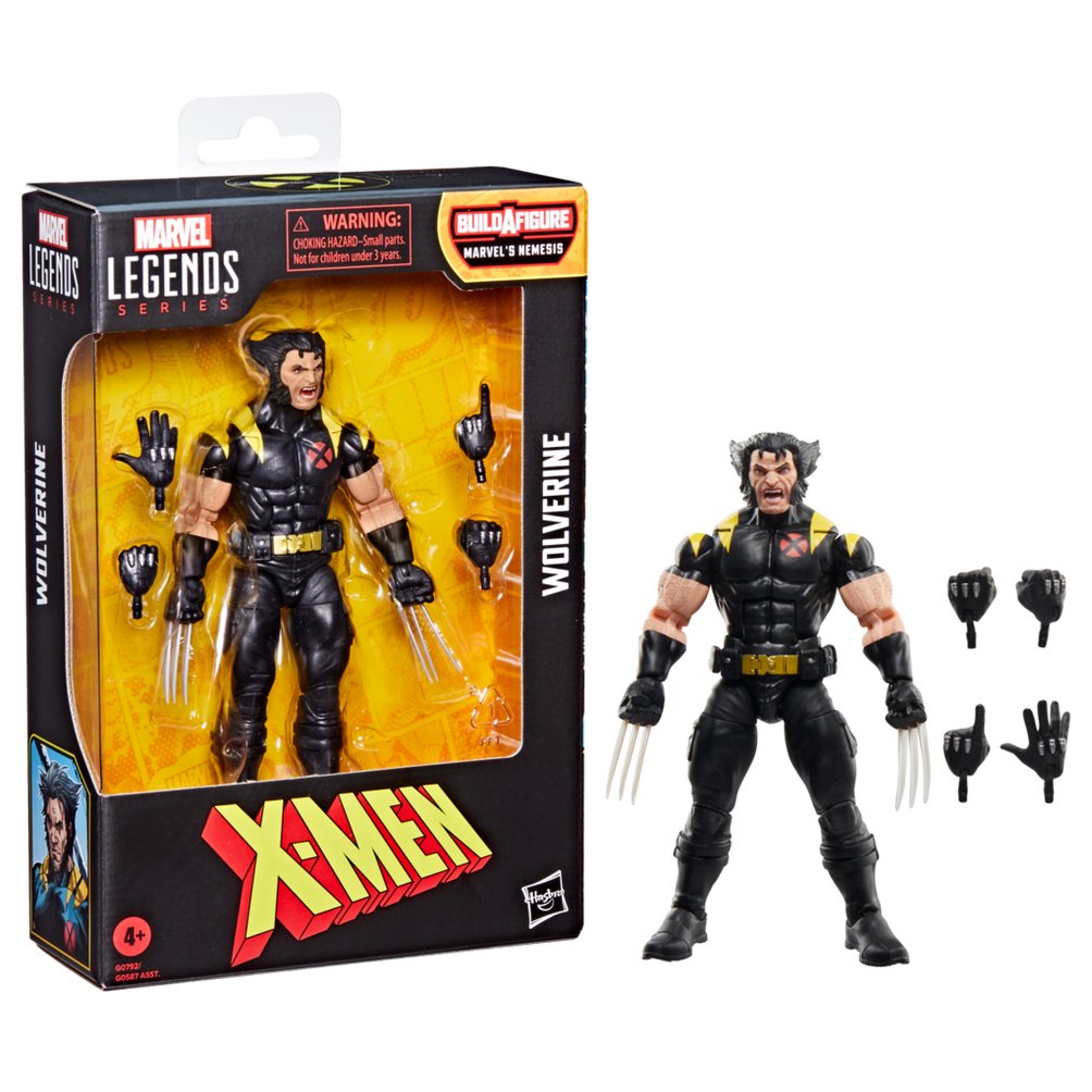 Figura Hasbro Marvel Legends Series Build A Figure Marvels Nemesis X Men Wolverine