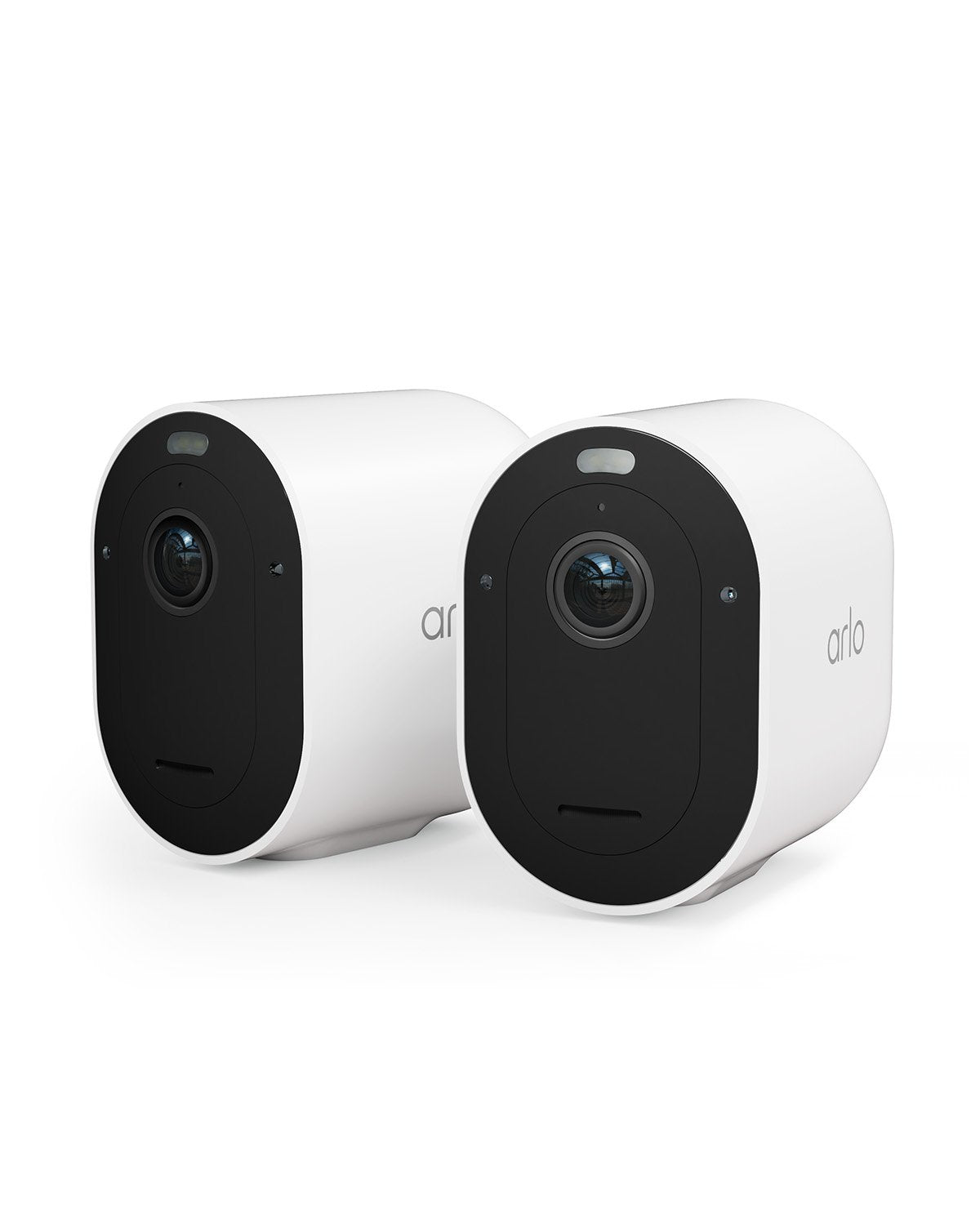 Arlo Pro 5 Spotlight, Cámara De Vigilancia Blanco Negro, Pack De 2, Wifi, Foco, Resolución 2k Vmc4260p-200eus