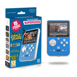 EAN 5060990240812 - Just for Games Super Pocket TECHNOS Edition videoconsola portátil 7,11 cm (2.8") Azul, Blanco imagen 2