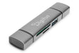 EAN 4016032464464 - Digitus DA-70886 lector de tarjeta USB 3.2 Gen 1 (3.1 Gen 1) Type-A/Type-C Aluminio imagen 1