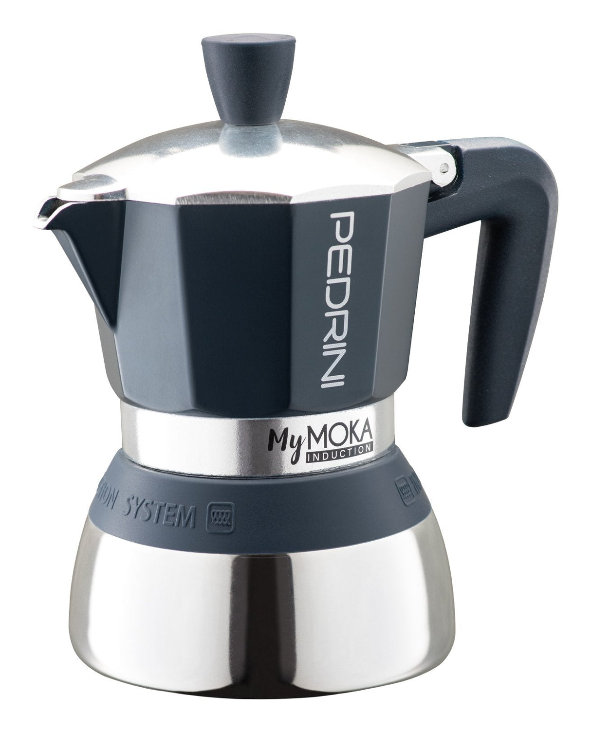 Cafetera Italiana Pedrini Mymoka Induction  Marrón, Acero Inoxidable