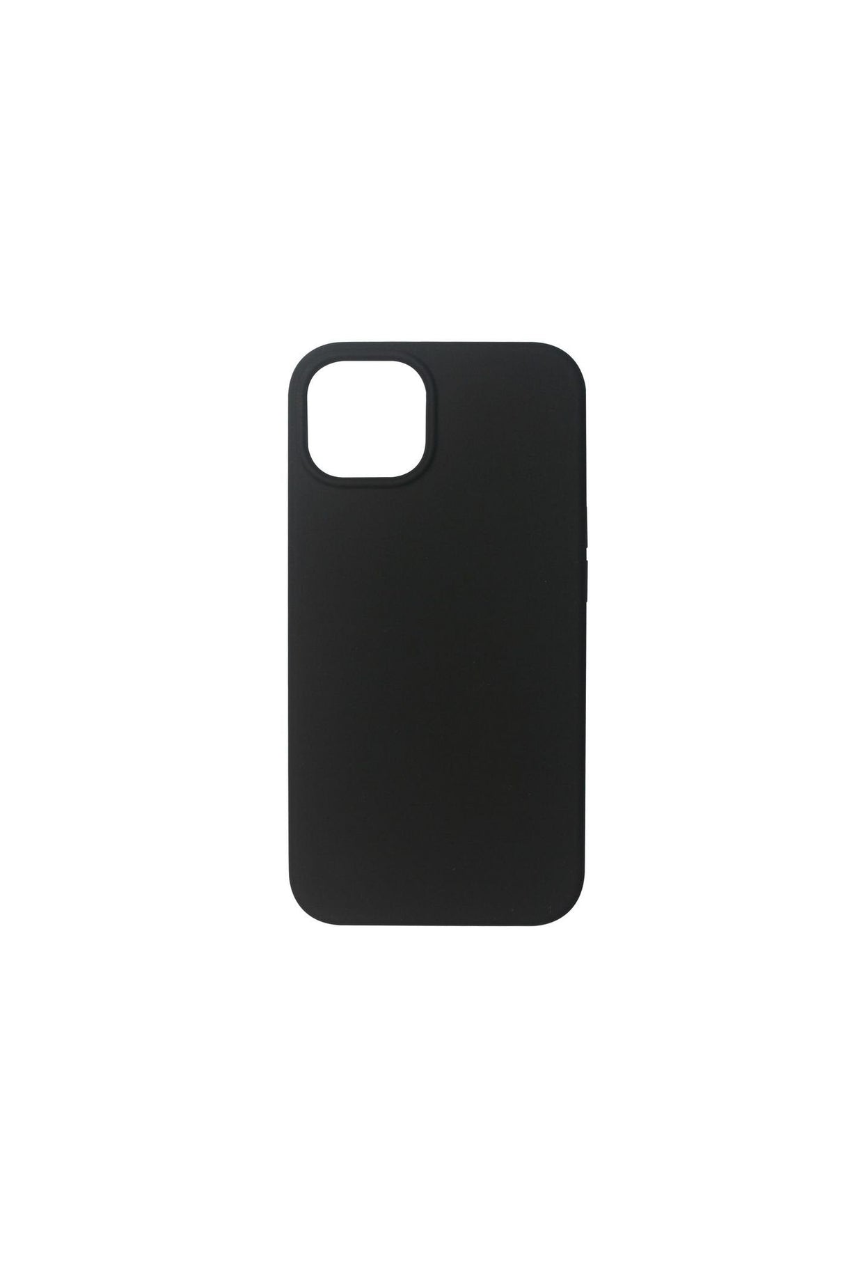 Estuff Black Silk-Touch Silicone Case For Iphone 13 Mini (5.4") Negro