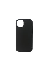Estuff Black Silk-Touch Silicone Case For Iphone 13 Mini (5.4") Negro