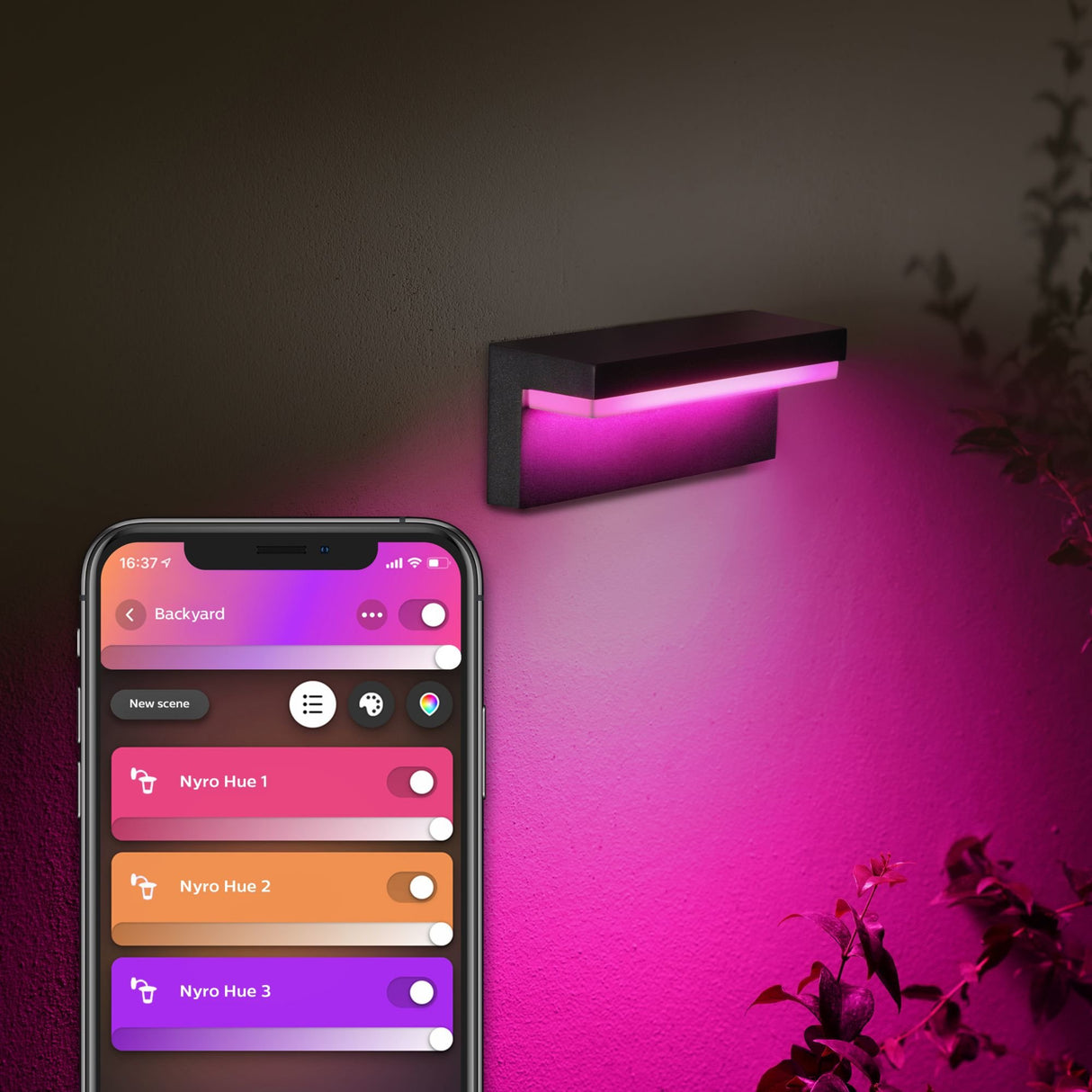 EAN 8718696174302 - Philips Hue White and Color ambiance 1745630P7 Luz de pared inteligente Bluetooth/Zigbee 13,5 W imagen 8