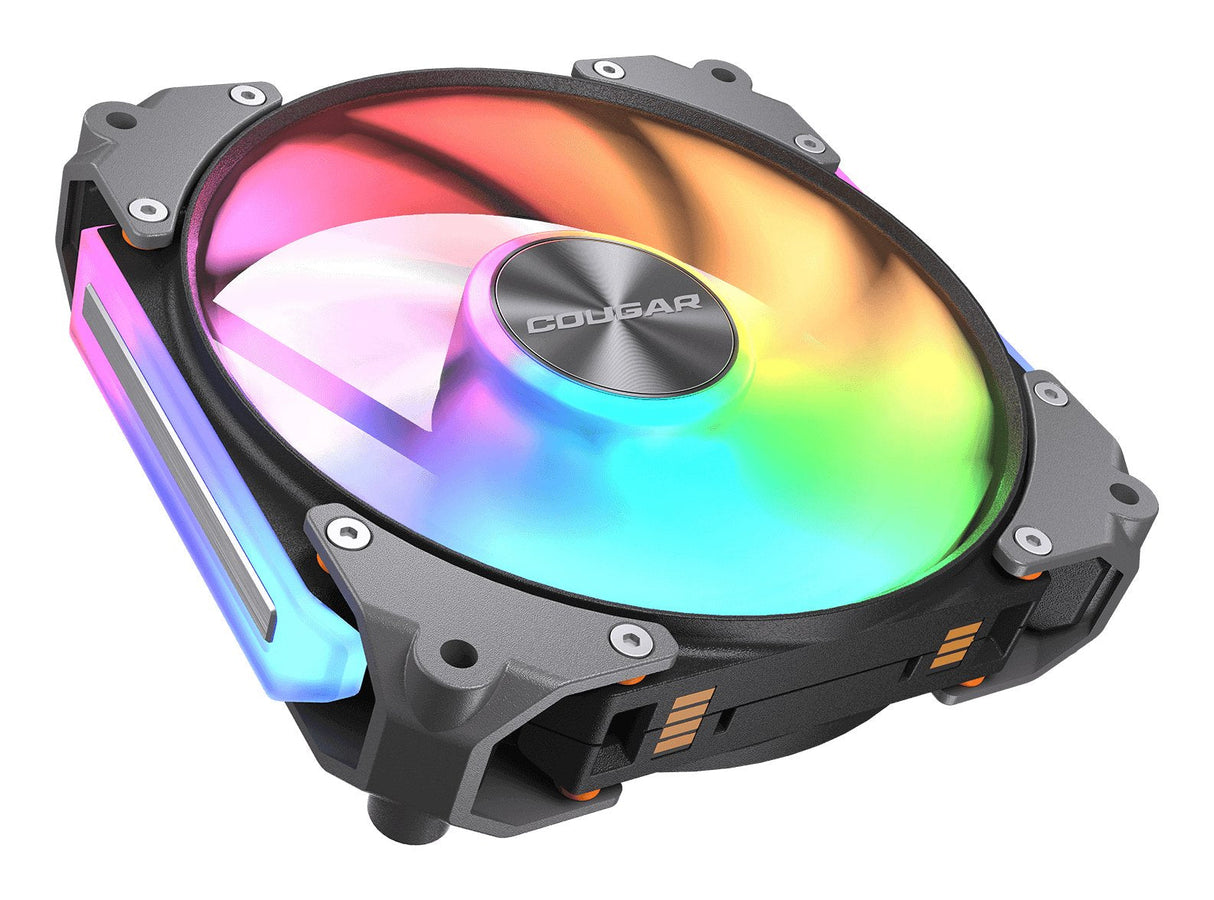 Ventilador Pc Cougar  Apolar 120 Argb, Reverse Blade,Negro