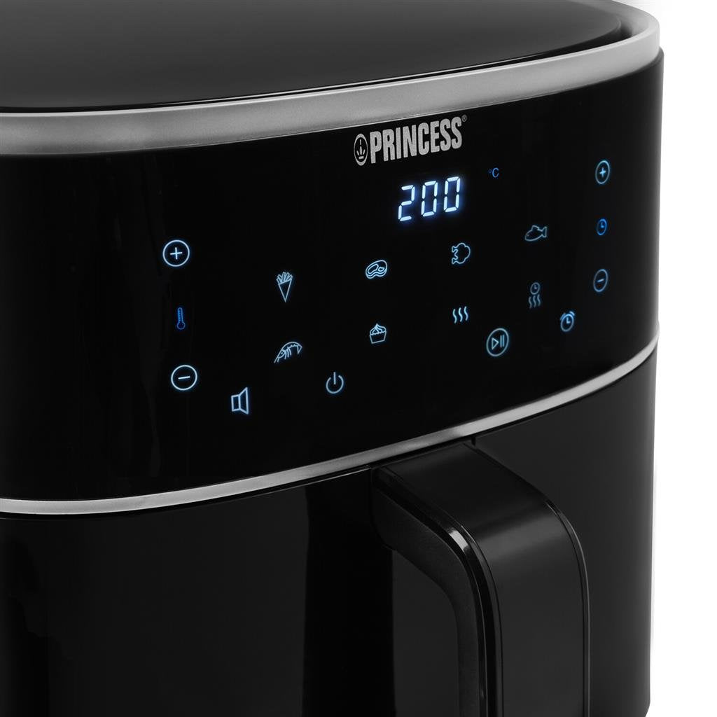 Freidora Por Aire Sin Aceite Princess Digital Aerofryer 182244 1500w Capacidad 6l