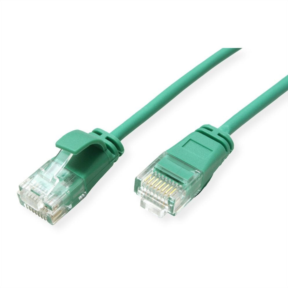Roline Verde Utp Cable De Red Cat.6a (Class Ea), Lsoh, Slim, Grn, 0,5 M