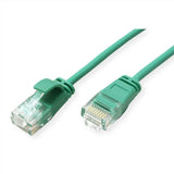 Roline Verde Utp Cable De Red Cat.6a (Class Ea), Lsoh, Slim, Grn, 0,5 M