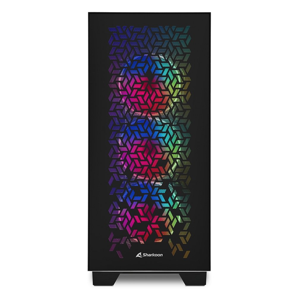 Caja Pc Sharkoon Elite Shark Ca300h Negra