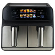 EAN 4006160128703 - ProfiCook PC-FR 1287 H Doble 8 L Independiente 2200 W Freidora de aire caliente Negro, Acero inoxidable imagen 1