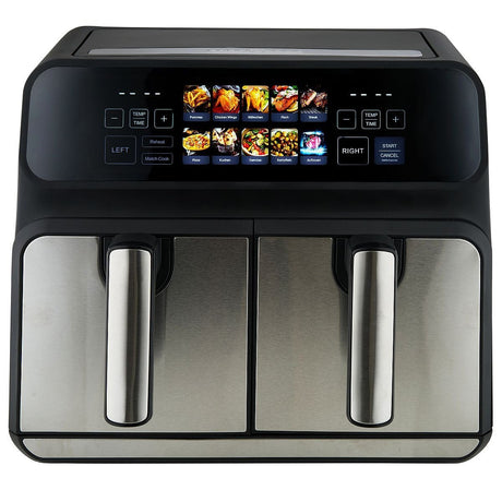 EAN 4006160128703 - ProfiCook PC-FR 1287 H Doble 8 L Independiente 2200 W Freidora de aire caliente Negro, Acero inoxidable imagen 1