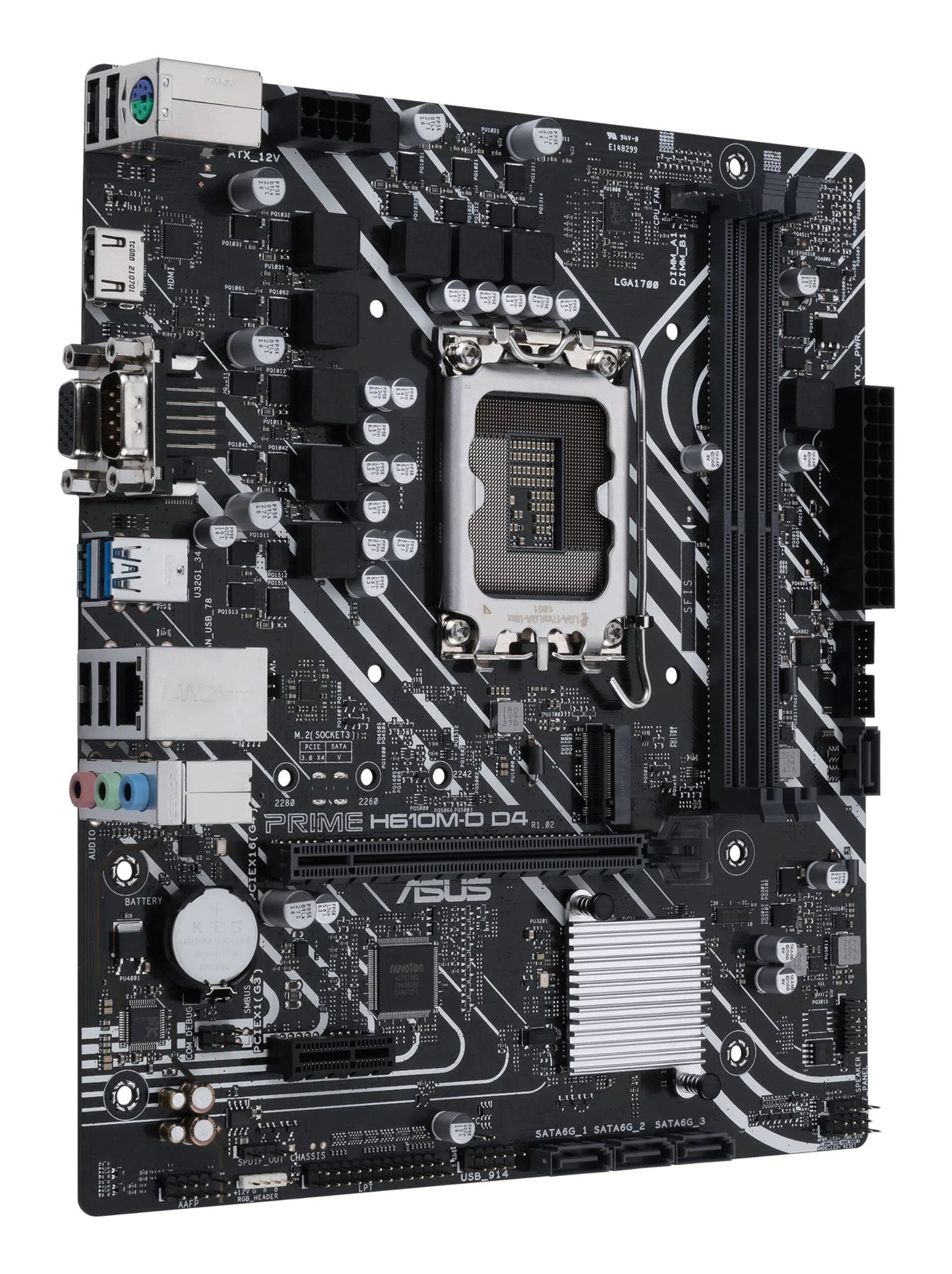 Placa Base Asus Prime H610m-D D4 Socket 1700 Micro Atx