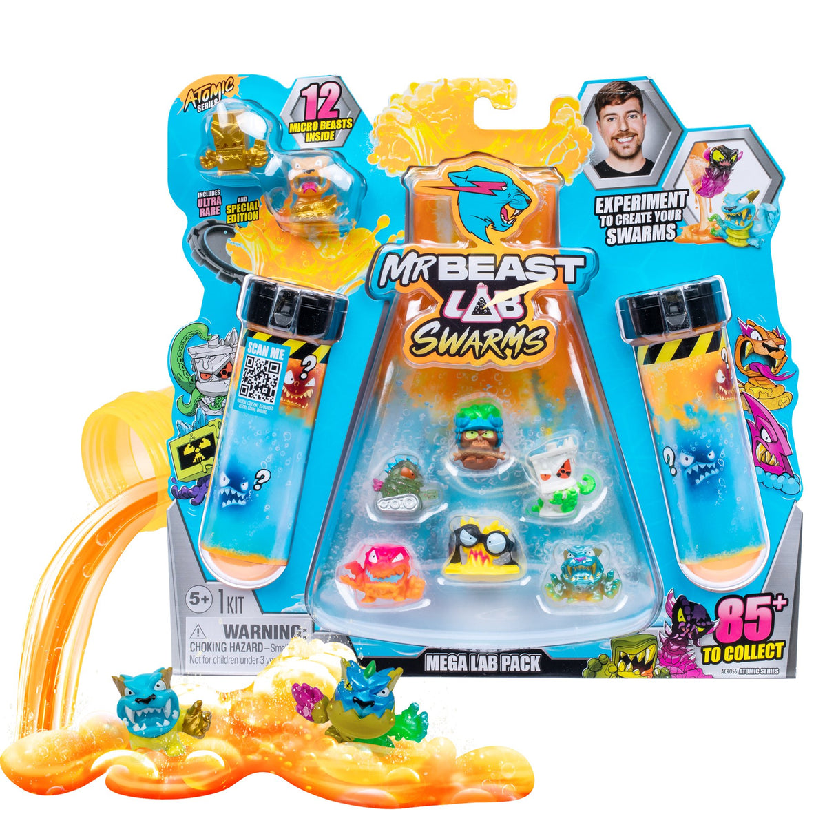 EAN 630996247525 - Moose Toys MrBeast Lab Swarms II Atomic 12-pack imagen 2
